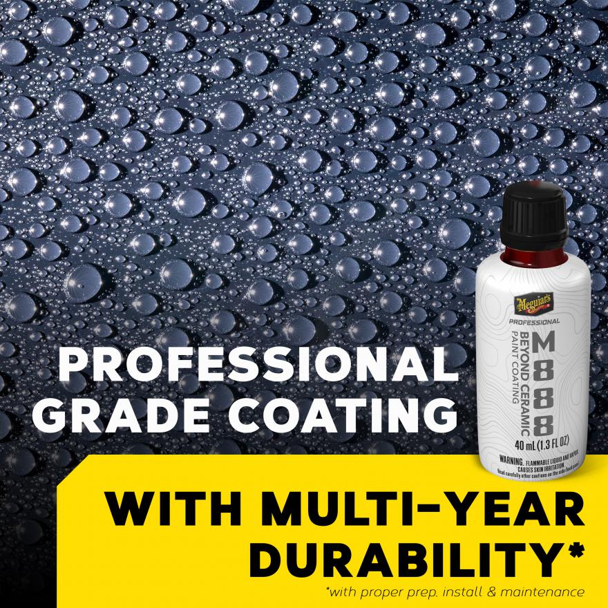 ציפוי קרמי מקצועי לרכב Meguiar's M888 Beyond Ceramic