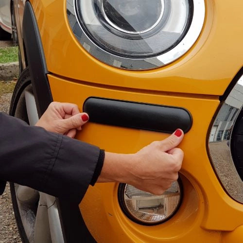 זוג מגני פגוש לרכב 250 מ״מ שחור