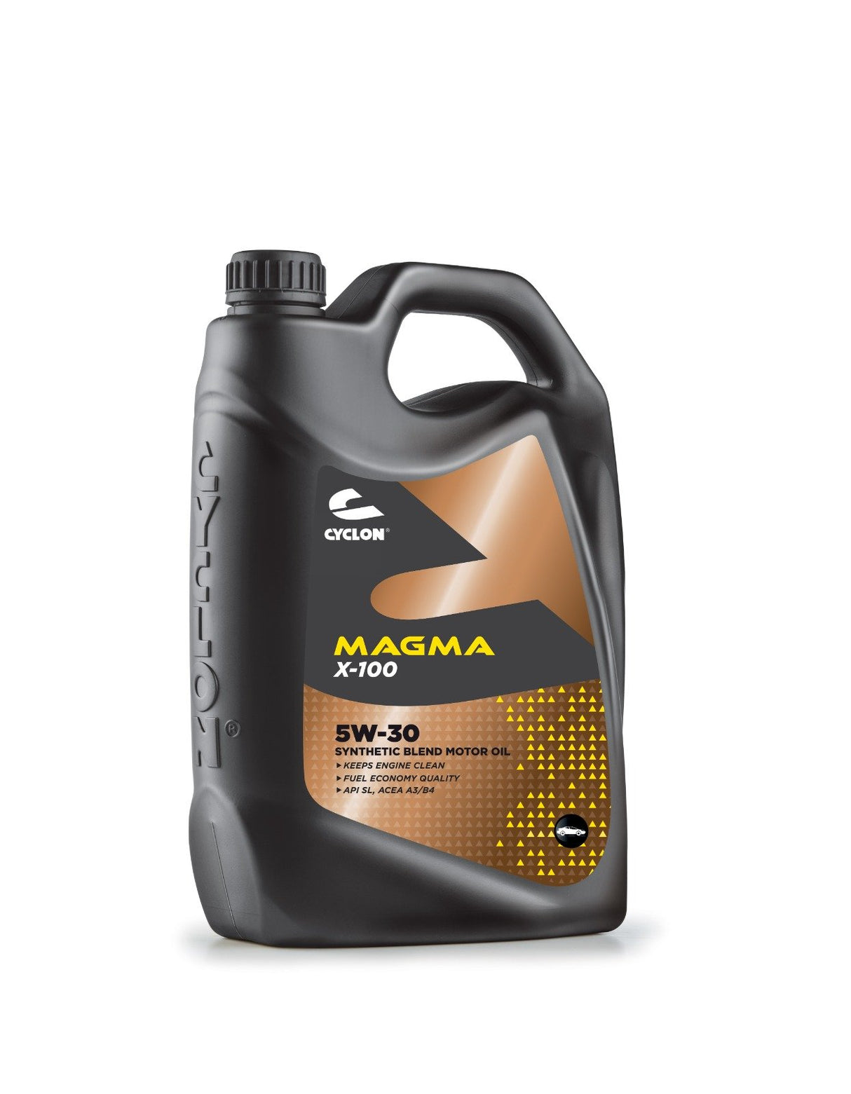 שמן מנוע חצי סינטטי CYCLON MAGMA X-100 5W30 – 4 ליטר