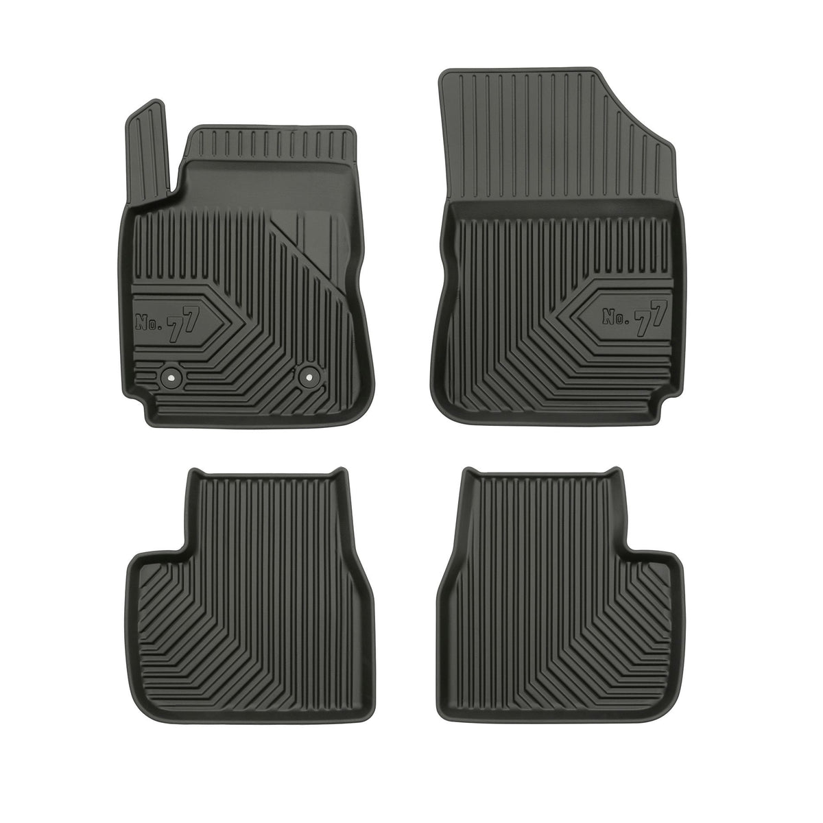 סט שטיחים 3D לסיטרואן קקטוס 2014–2020 – PVC – תמונת מוצר
