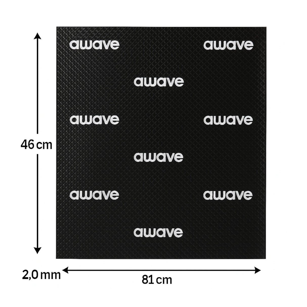 חומר בידוד אקוסטי ביחידות AWAVE