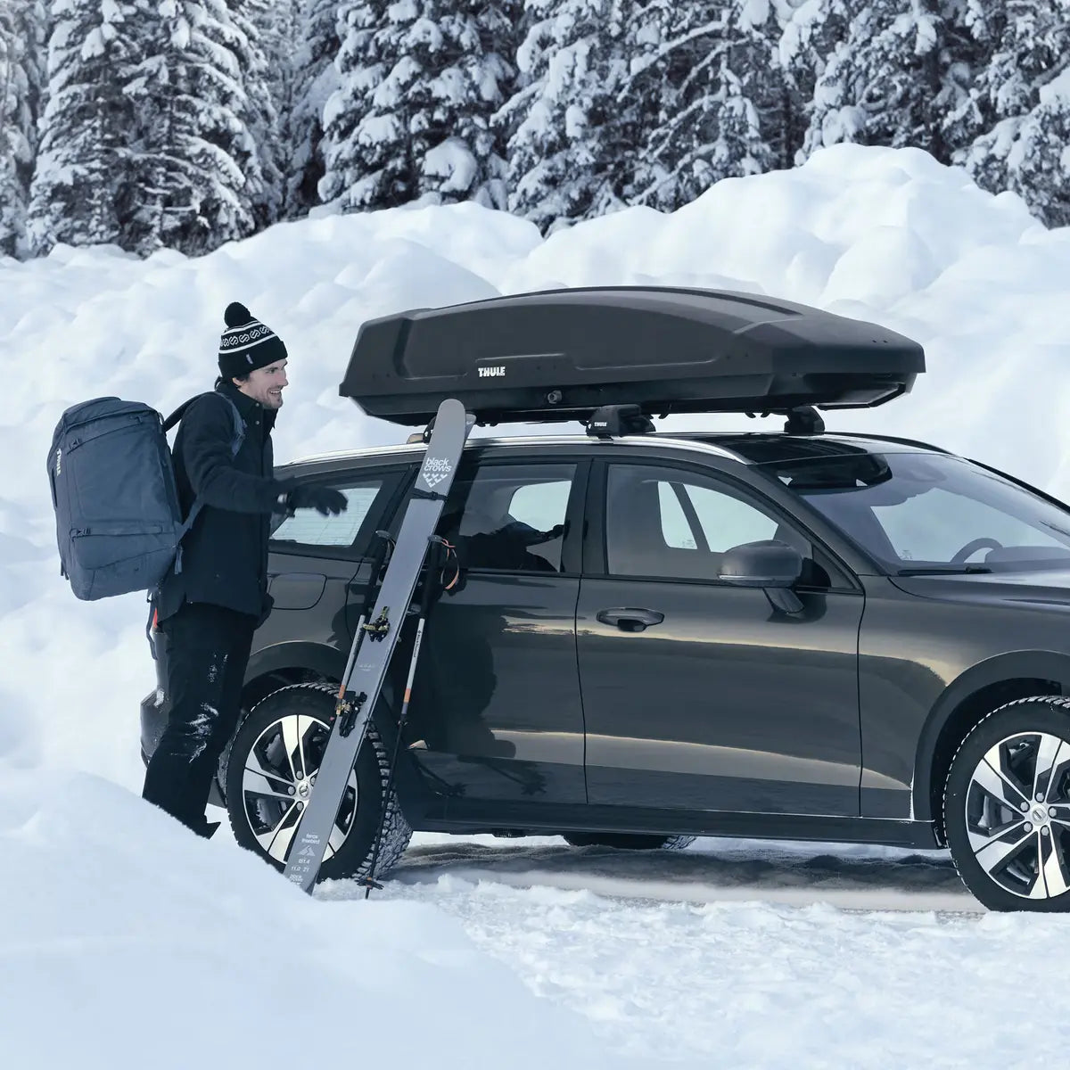תא חפצים לגג הרכב THULE MOTION XT M – 175x86x46 ס"מ | נפח 400 ליטר