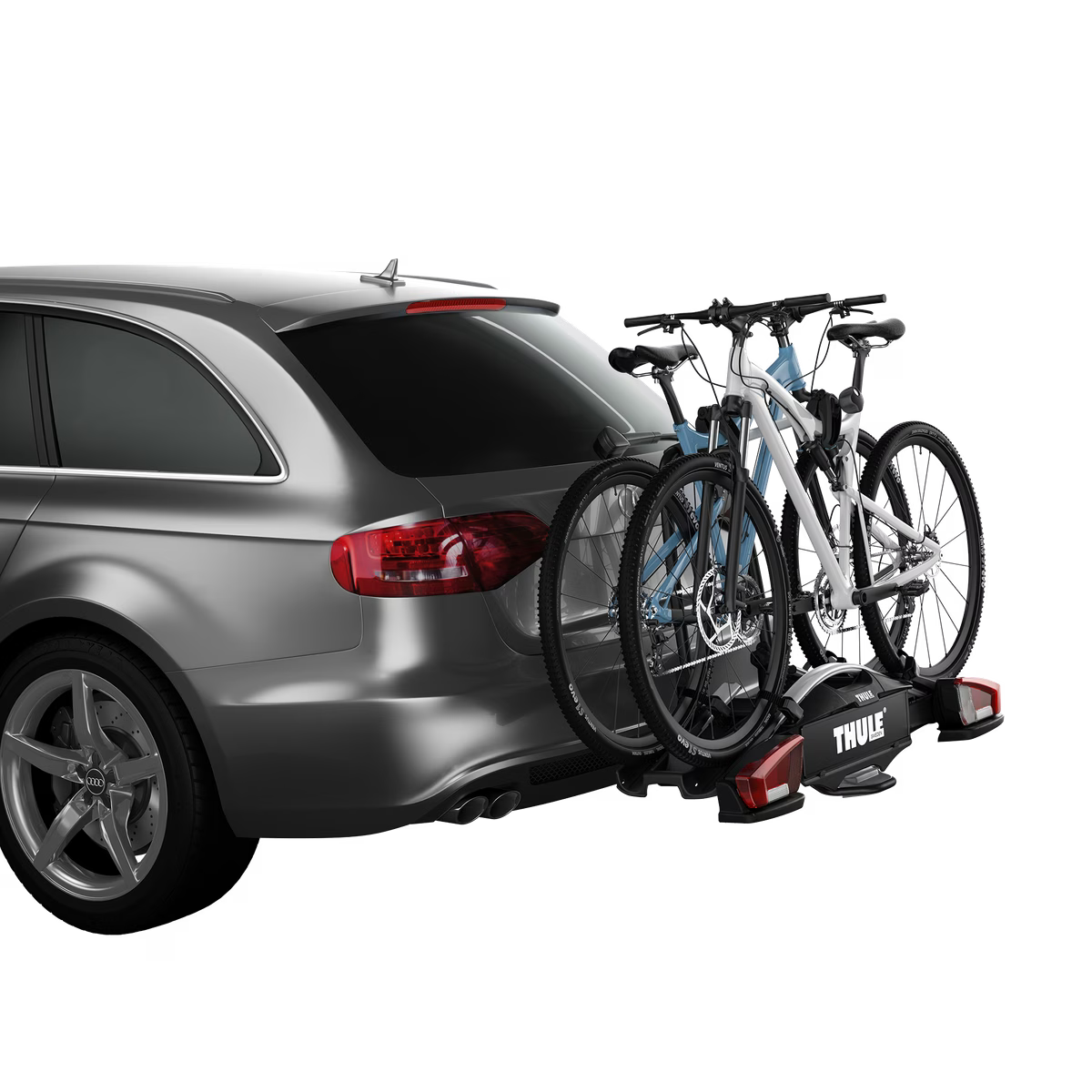 מתקן אופניים על וו גרירה Thule VeloCompact ל-2 אופניים שחור/אלומיניום (מתאים לאופניים חשמליות)