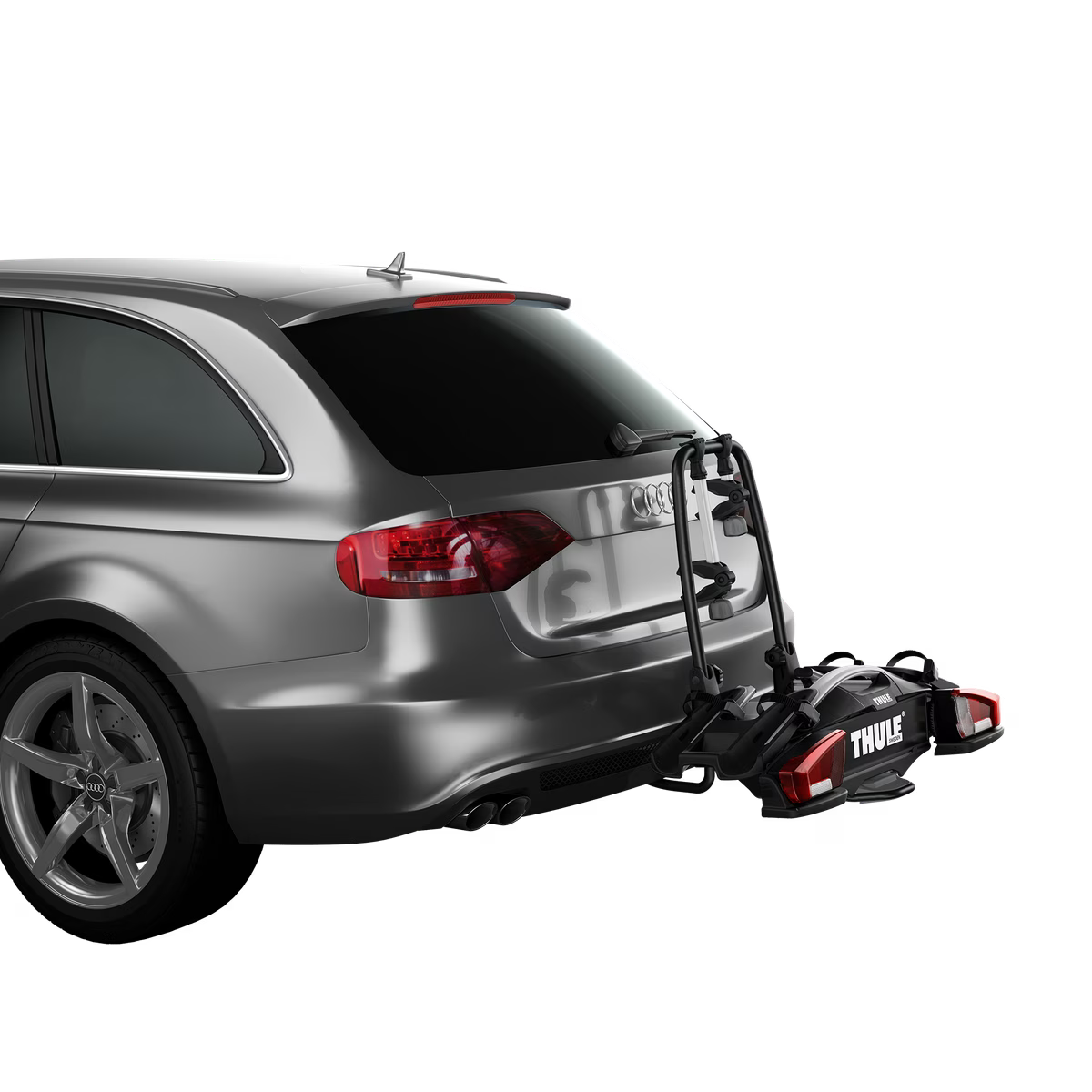 מתקן אופניים על וו גרירה Thule VeloCompact ל-2 אופניים שחור/אלומיניום (מתאים לאופניים חשמליות)