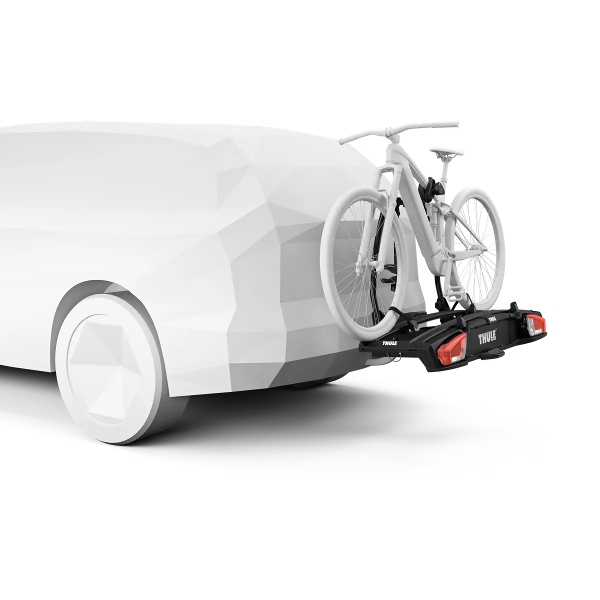 מתקן אופניים לרכב על וו גרירה Thule VeloSpace XT ל-2 אופניים – צבע שחור (מתאים לאופניים חשמליות)