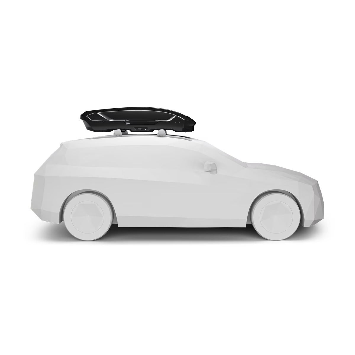 תא חפצים לגג הרכב THULE Motion 3 L – 200×91×44 ס"מ | נפח 450 ליטר | צבע שחור מבריק