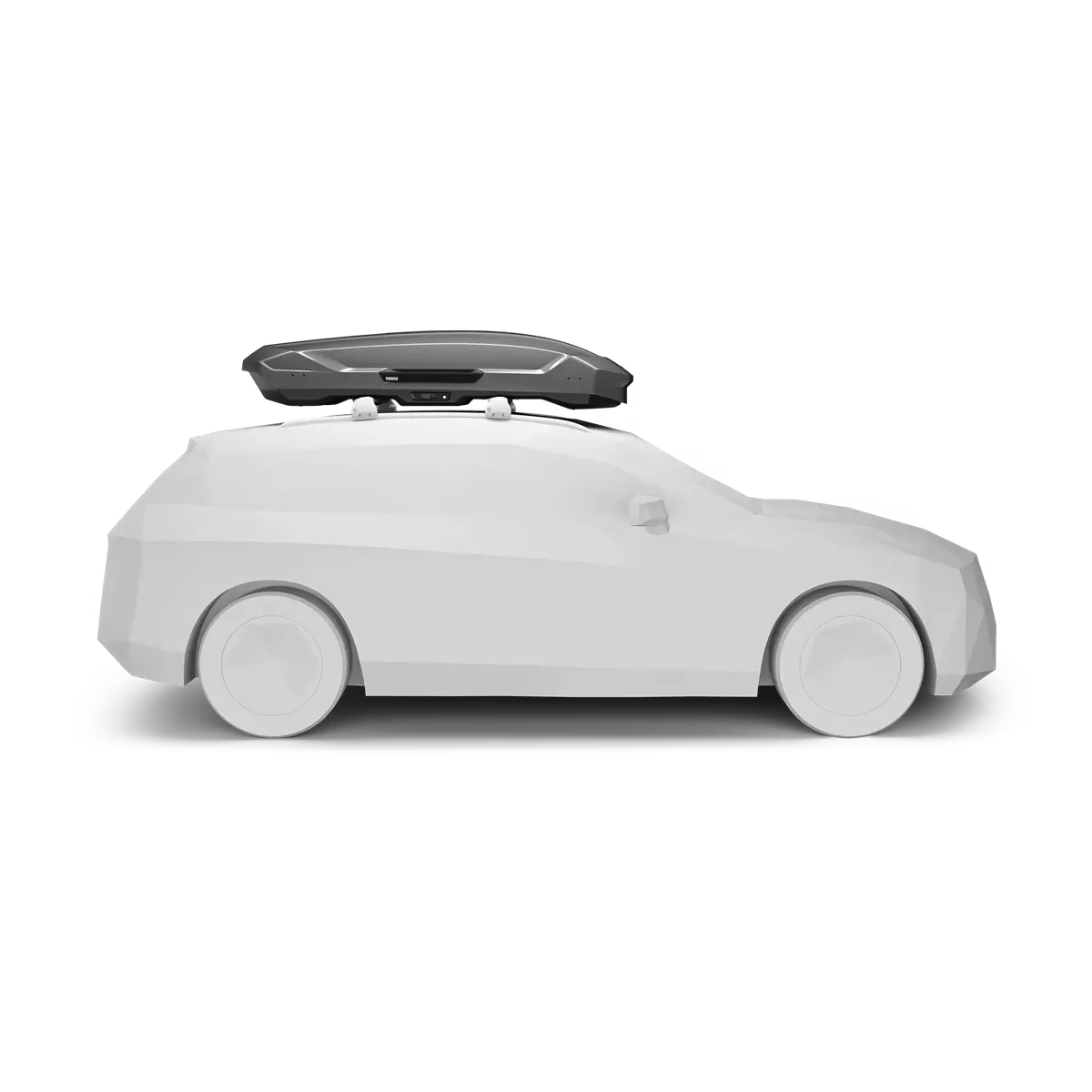 תא חפצים אפור לגג הרכב THULE MOTION XXL – 232x95x47 ס"מ | נפח 610 ליטר