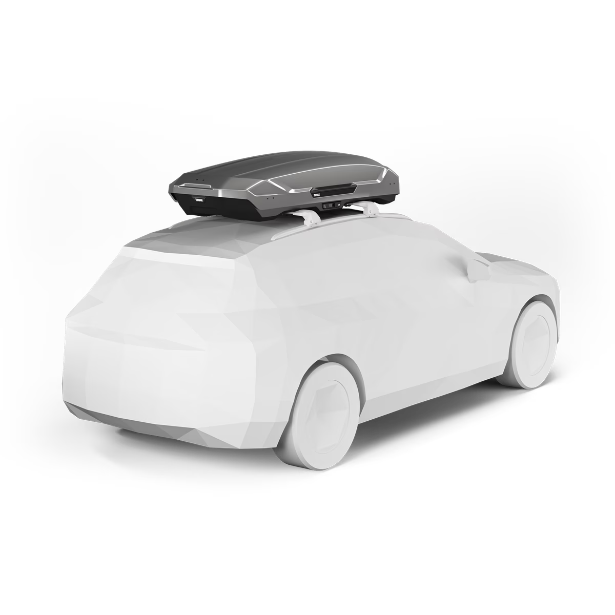 תא חפצים לגג הרכב THULE Motion 3 XL – 215×91×44 ס"מ | נפח 500 ליטר | צבע טיטניום מבריק