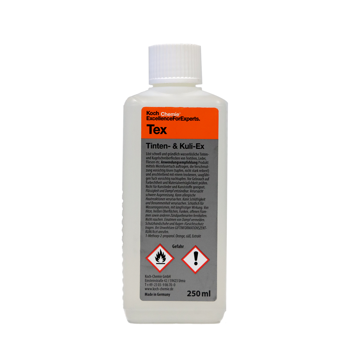 Tex | מסיר דיו וכתמי טוש מריפוד Koch Chemie