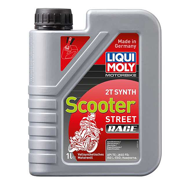 שמן מנוע סינתטי לאופנוע 2T – Liqui Moly Scooter Race 1 ליטר