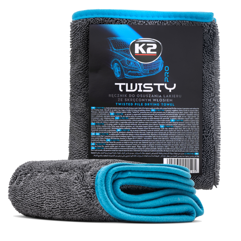 מגבת מיקרופייבר K2 TWISTY PRO