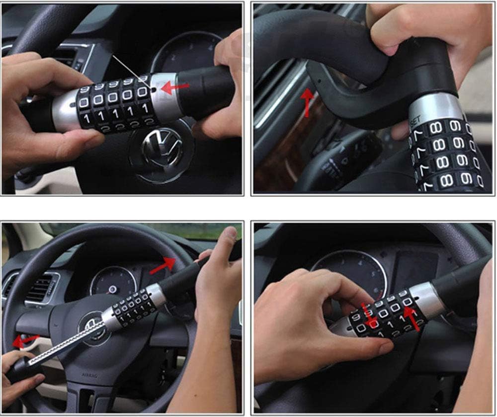 (מנעול הגה טיטאן (נשלף ללא מפתח