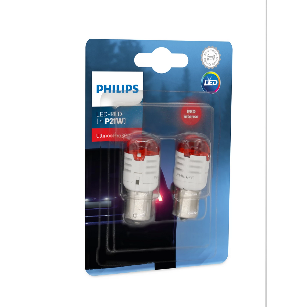 נורת איתות לרכב - Philips Ultinon Pro3000 SI P21W