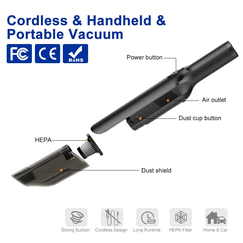 מיני שואב אבק ניידי