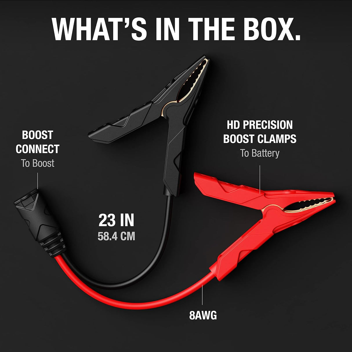 סט קרוקודילים חלופיים GBC003 לבוסטרים NOCO GB20/GB40/GB50