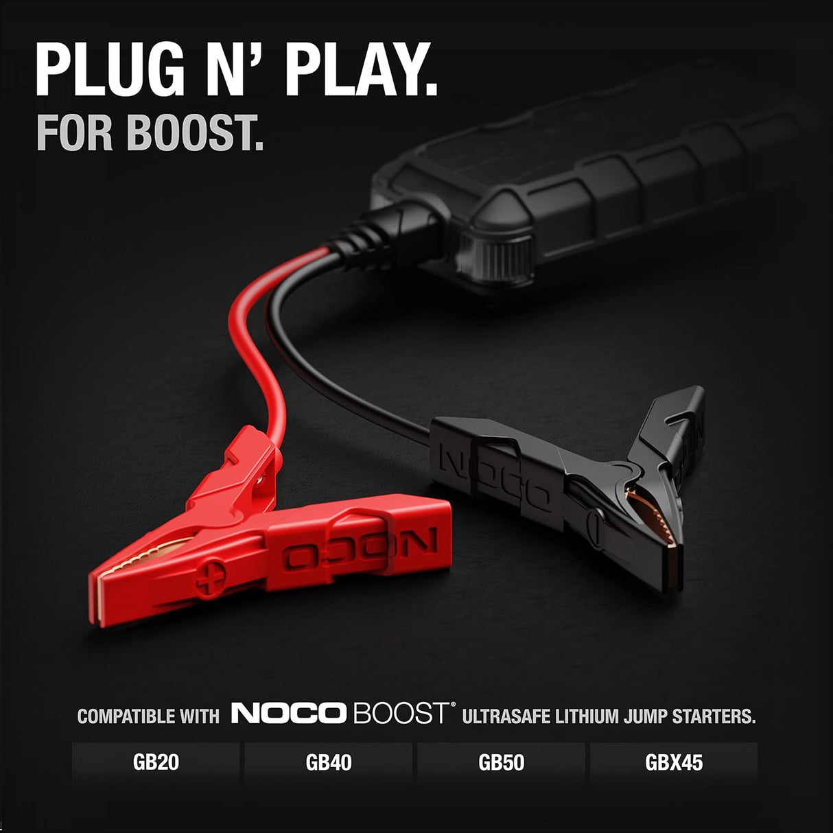 סט קרוקודילים חלופיים GBC003 לבוסטרים NOCO GB20/GB40/GB50