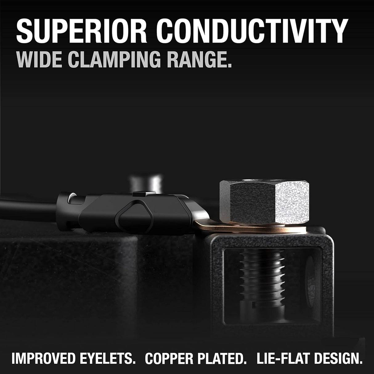 כבל חיבור קבוע למצבר 10 מ״מ למטעני NOCO GENIUS GC008