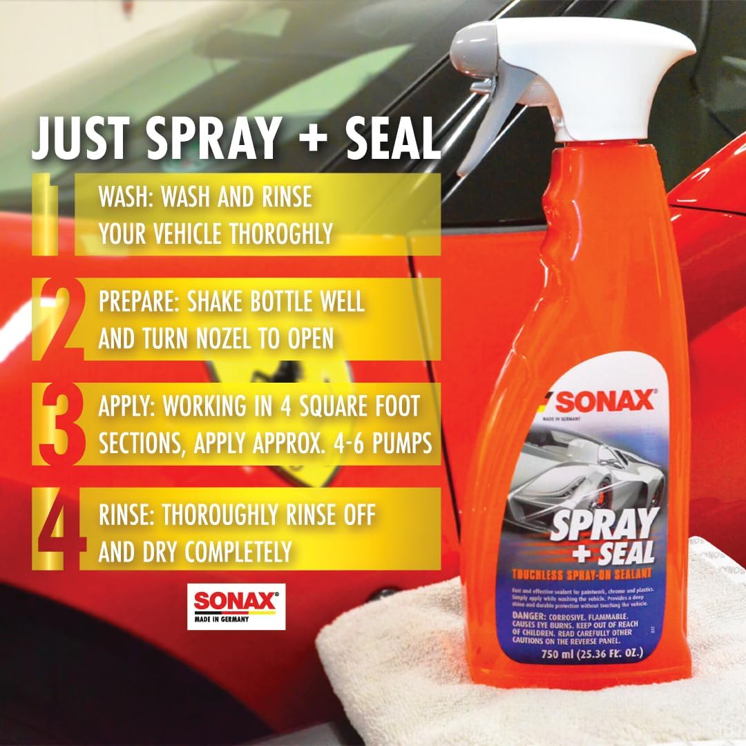 ספריי הגנה קרמית SONAX XTREME Spray + Seal 750ml
