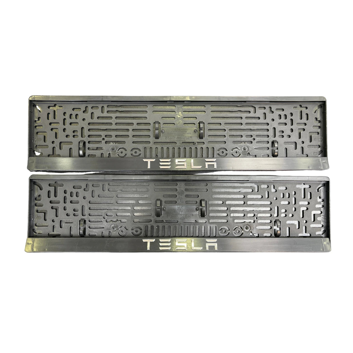 זוג מסגרות ללוחית רישוי טסלה
