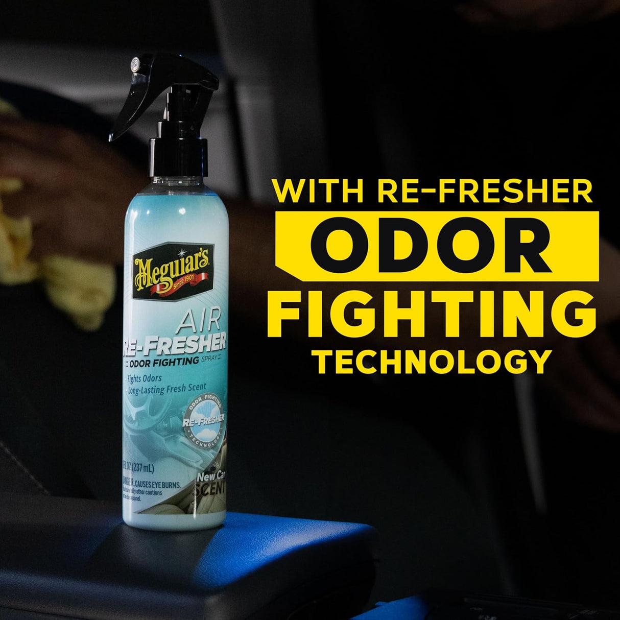 Meguiar’s Air Re-Fresher ספריי מבשם ומנטרל ריחות לרכב - רכב חדש