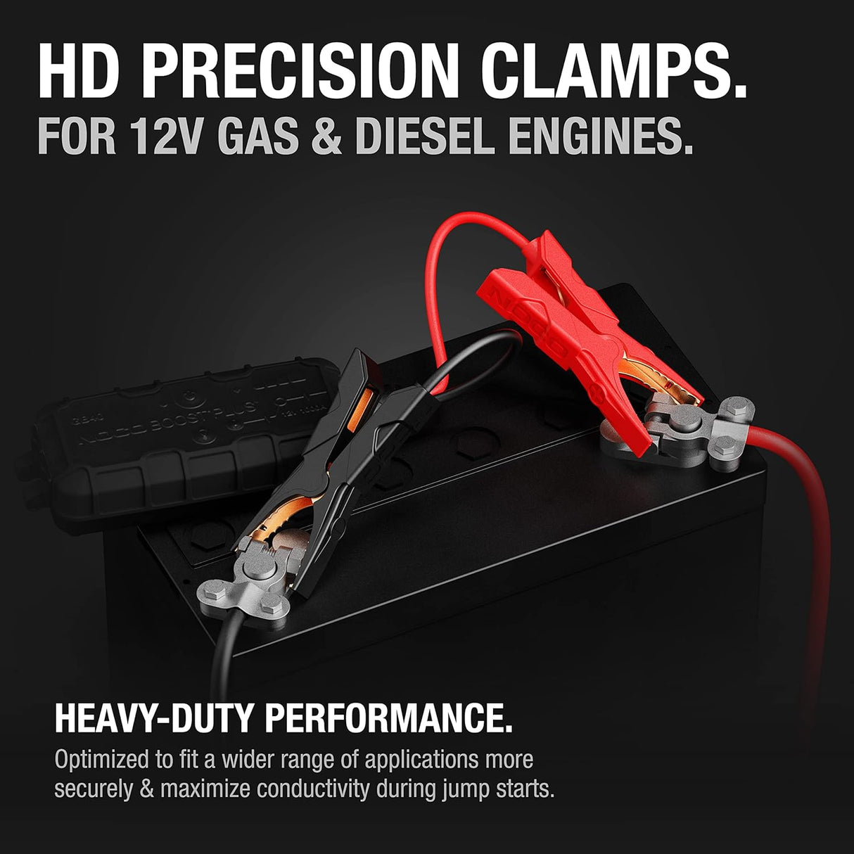 סט קרוקודילים חלופיים GBC003 לבוסטרים NOCO GB20/GB40/GB50