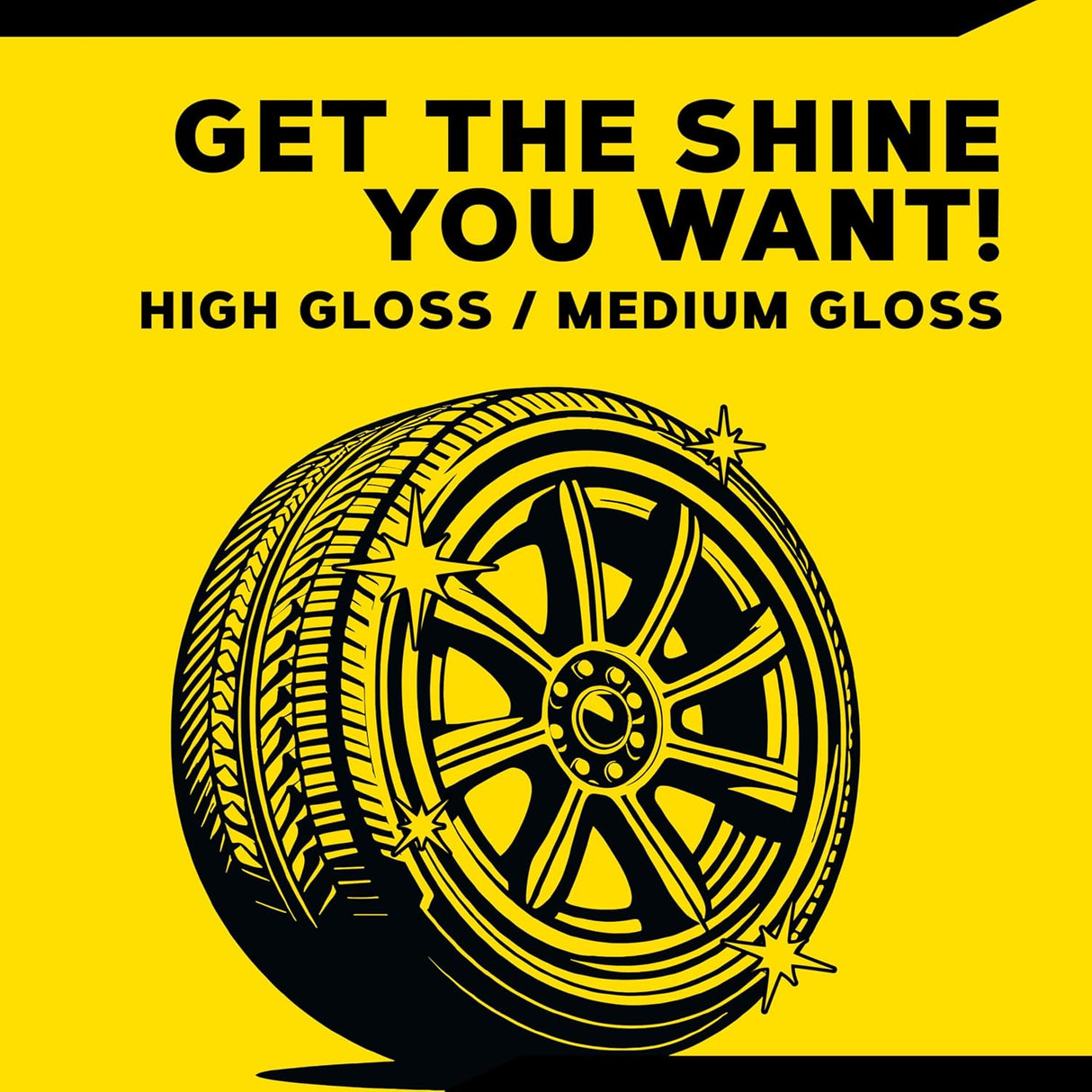 Meguiar’s Ultimate Insane Shine Tire Spray - ספריי הברקה עוצמתי לצמיגים