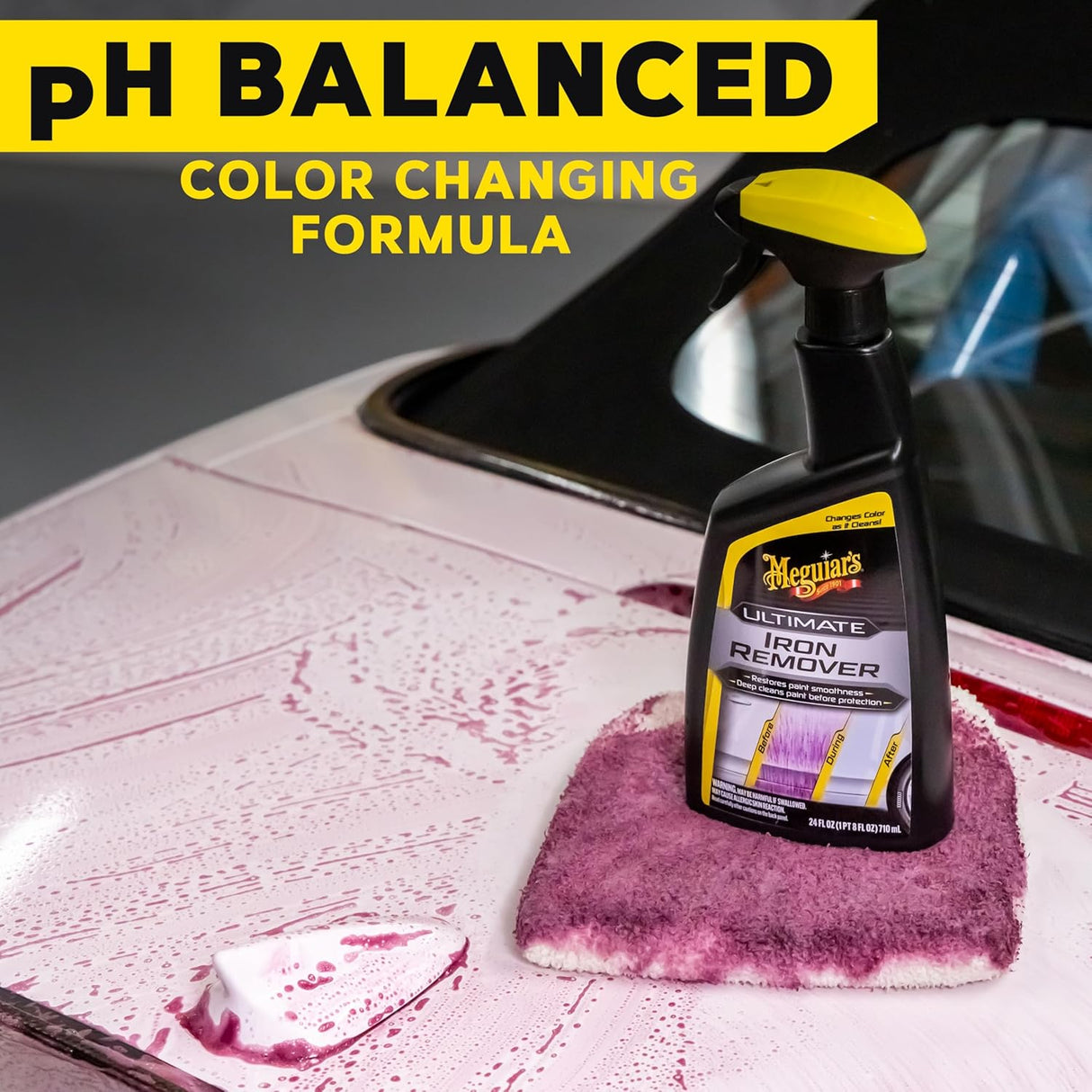 Meguiar’s Ultimate Iron Remover - מסיר חלקיקי ברזל ולכלוך תעשייתי (710 מ"ל)