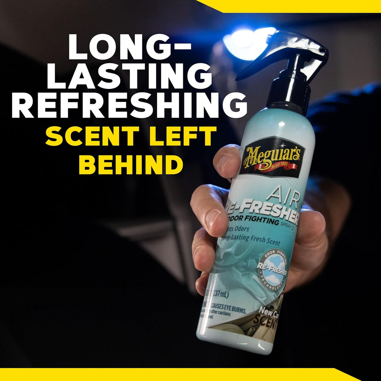 Meguiar’s Air Re-Fresher ספריי מבשם ומנטרל ריחות לרכב - רכב חדש