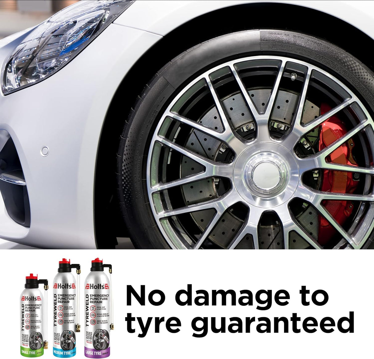 ספריי לתיקון פנצ'ר וניפוח צמיג Holts Tyreweld 400 מ״ל