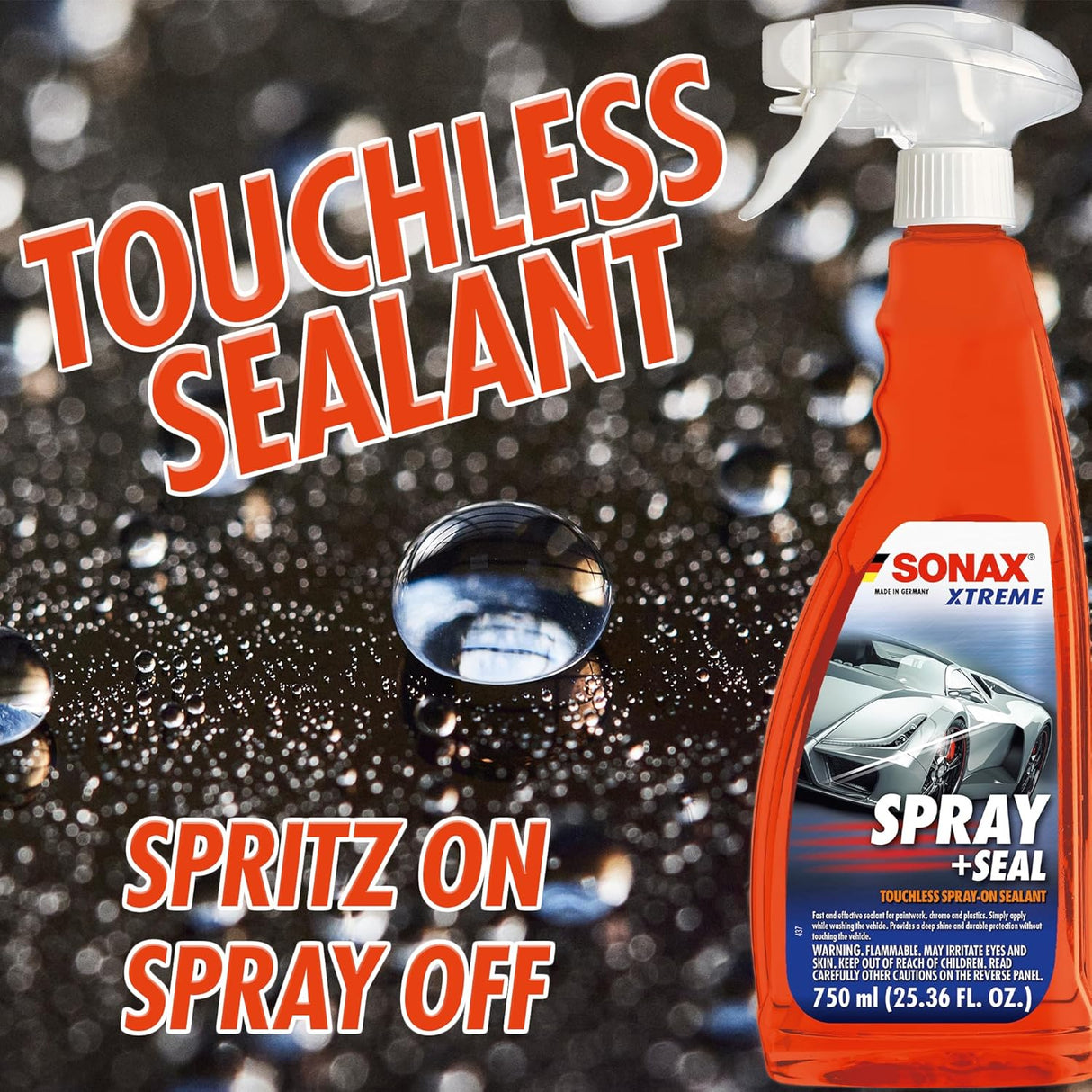 ספריי הגנה קרמית SONAX XTREME Spray + Seal 750ml