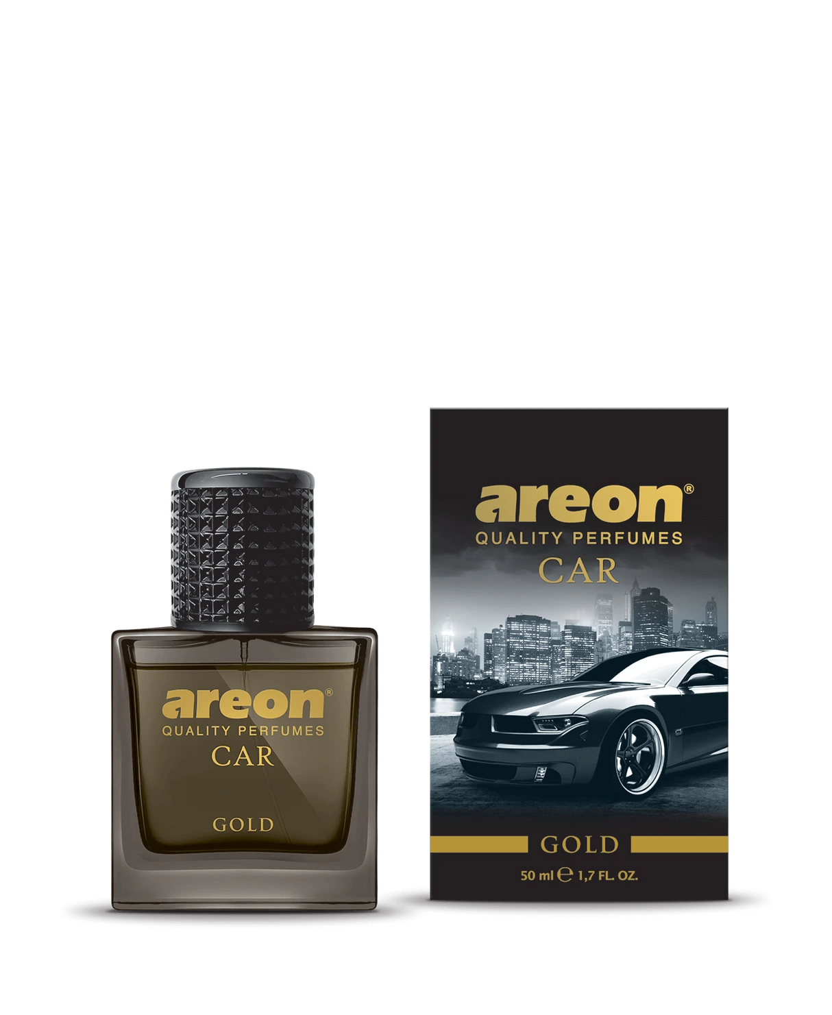 AREON Gold MCP04 – בושם רכב 50 ml בניחוח אוריינטלי-יוקרתי