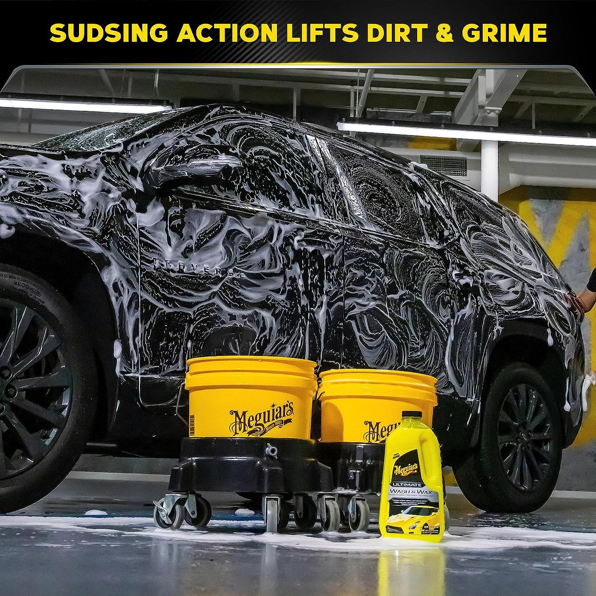 1.36L Meguiar's שמפו ווקס לרכב