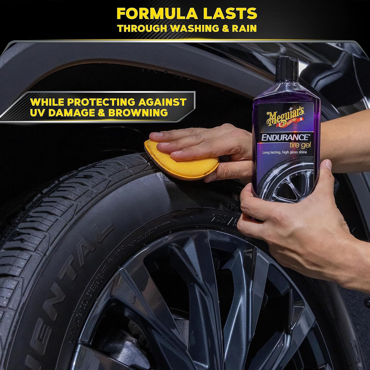 Meguiar's ג'ל לניקוי והברקת צמיגים
