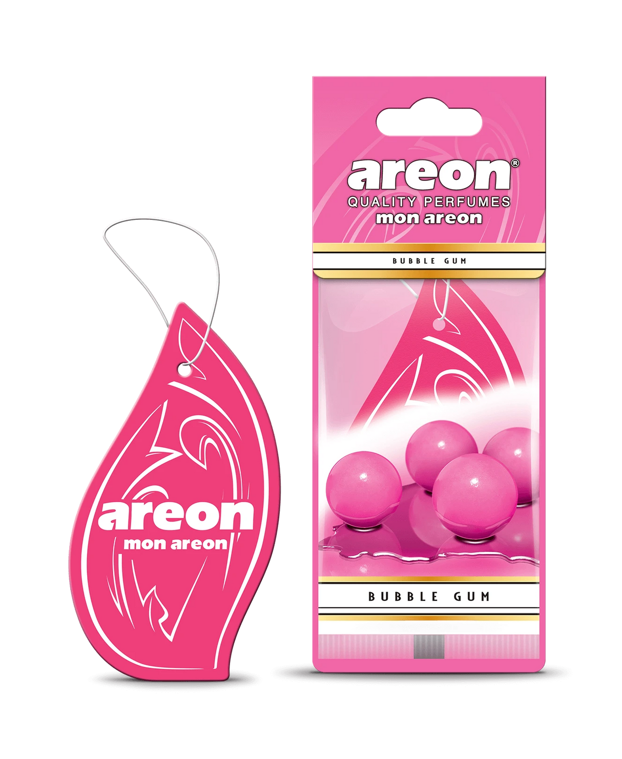 AREON MON Bubble Gum MA21 – עץ ריח תלוי בניחוח תות-גומי