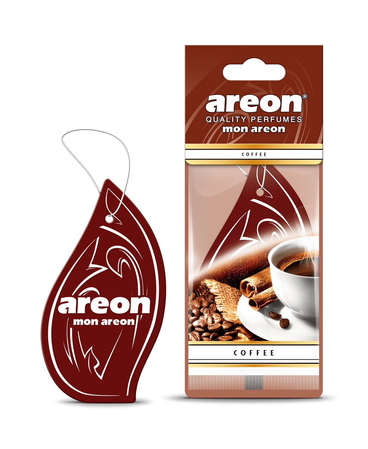 AREON MON Coffee MA25 – עץ ריח תלוי בריח קפה וניל