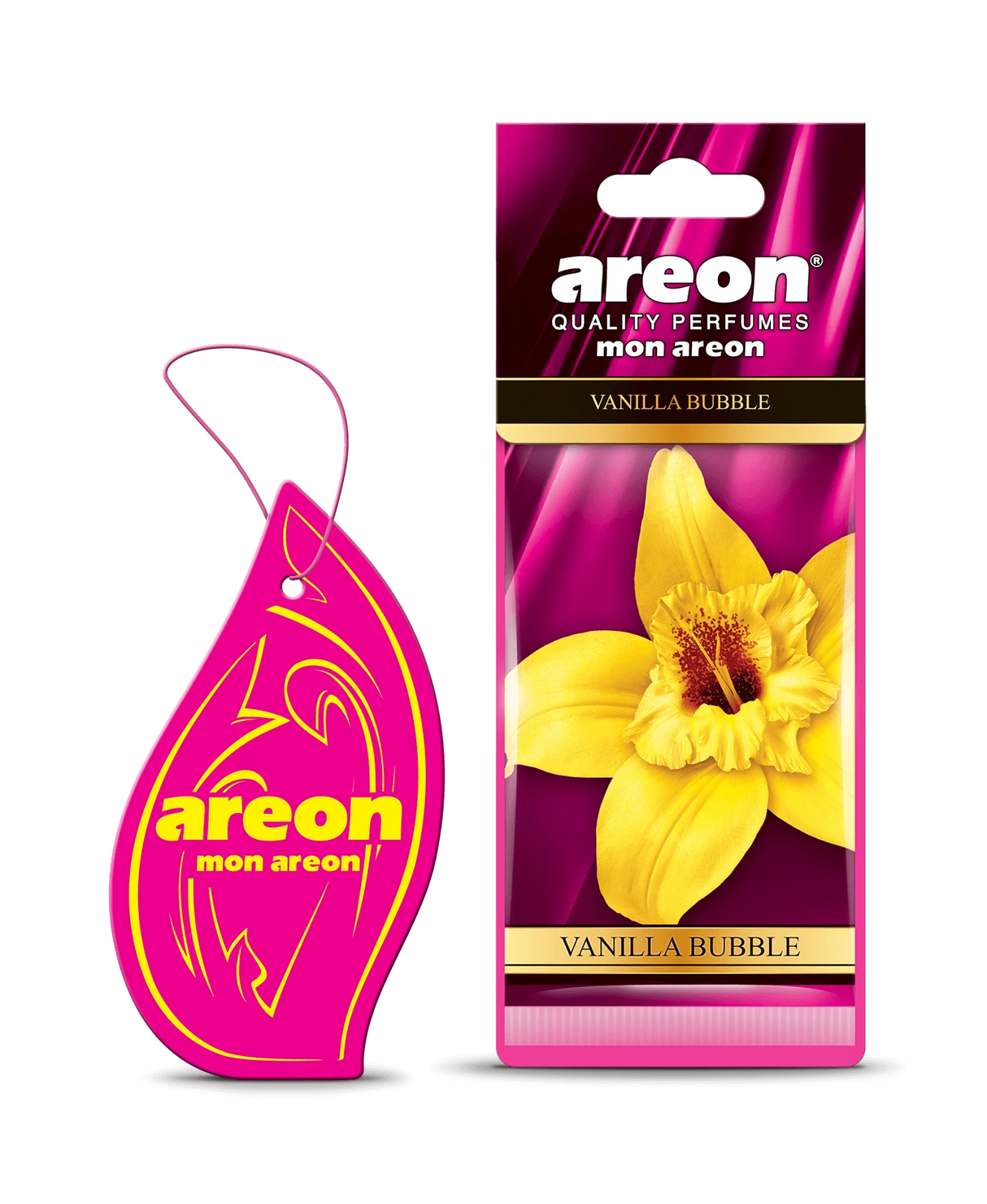 AREON MON Vanilla Bubble MA29 – עץ ריח תלוי בניחוח וניל בועות