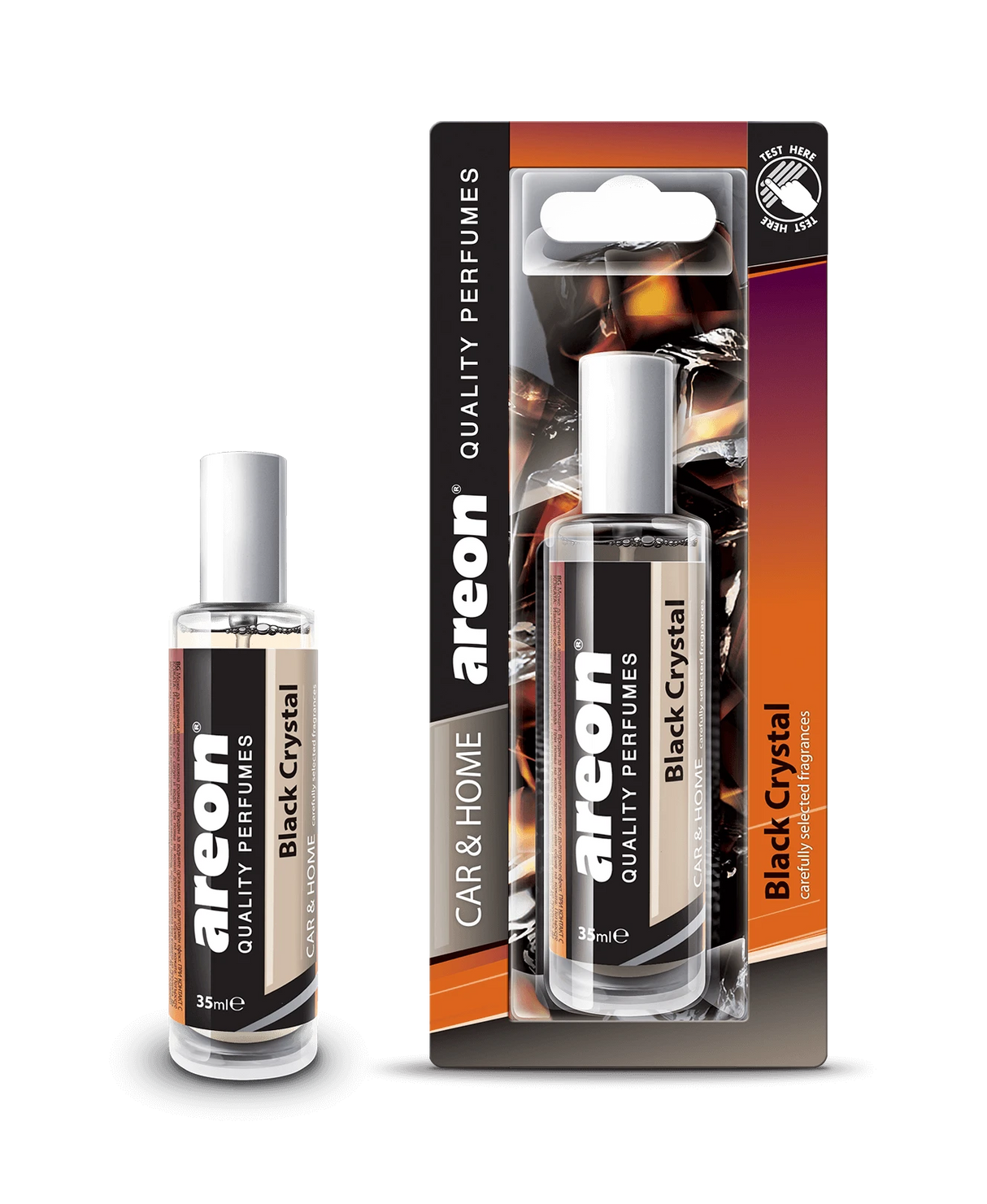 AREON Black Crystal APC06 – ספריי בושם לרכב 35 ml