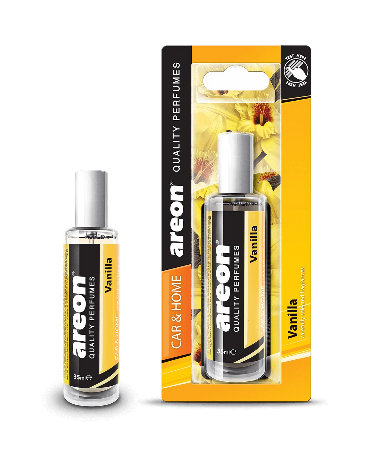 AREON Vanilla APC01 – ספריי בושם לרכב 35 ml בניחוח וניל מתוק
