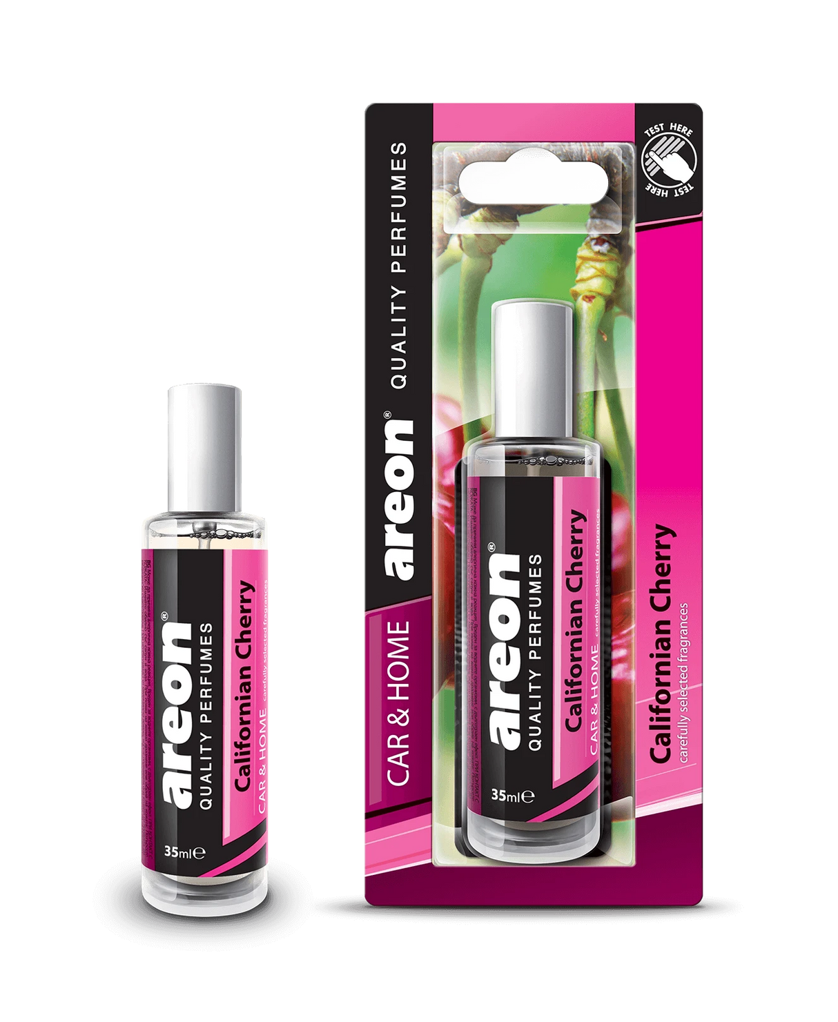 AREON Californian Cherry APC17 – ספריי בושם לרכב 35 ml בניחוח דובדבן קליפורני