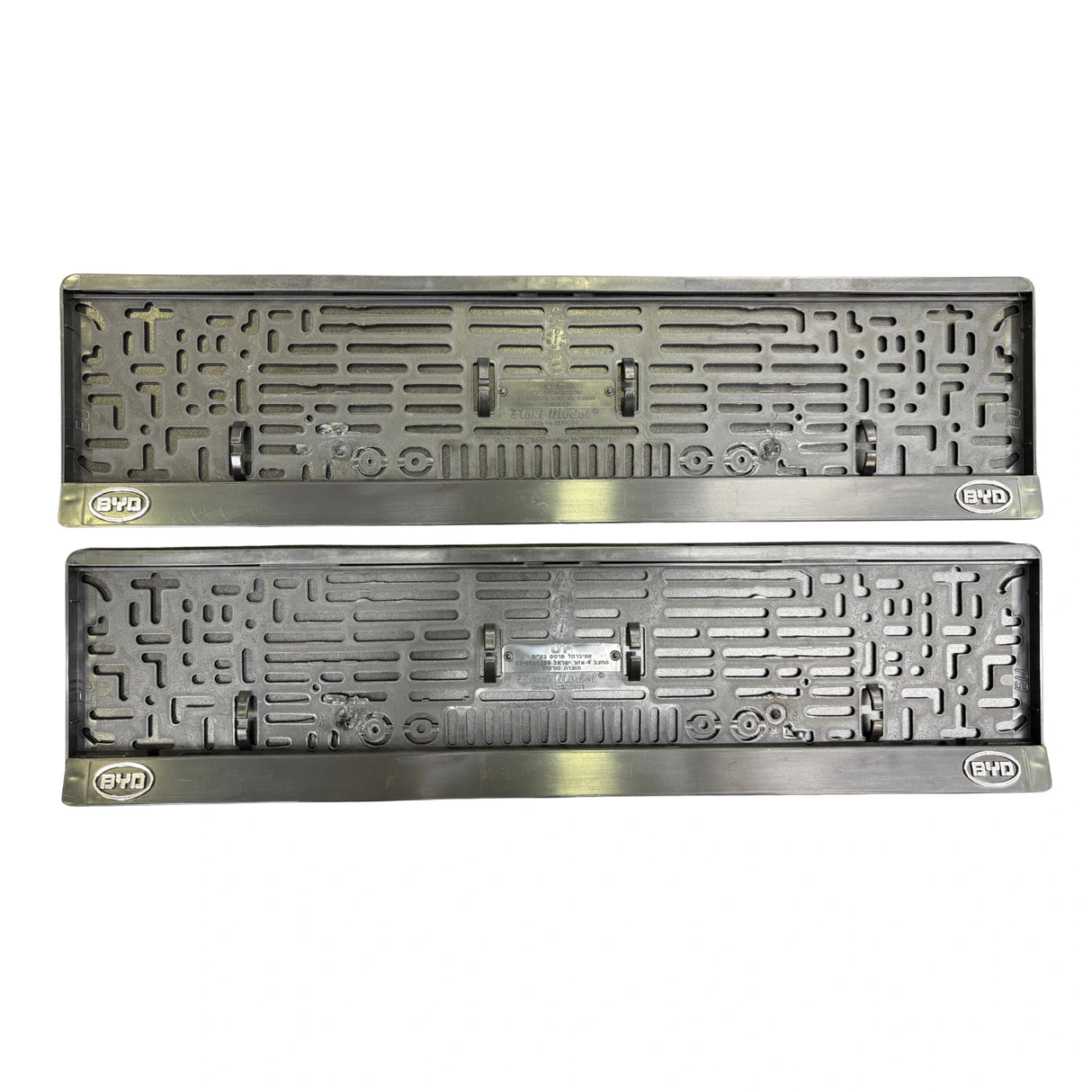 זוג מסגרות ללוחית רישוי BYD