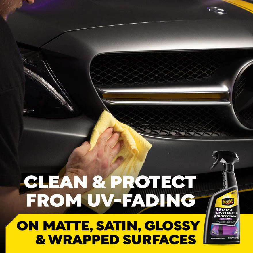 Meguiar's ספריי דיטיילר לניקוי והגנה על ויניל PPF ומשטחי מט