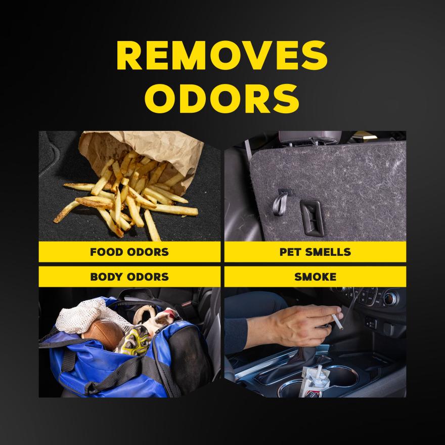 Meguiar’s Air Re-Fresher ספריי מבשם ומנטרל ריחות לרכב - כרום שחור