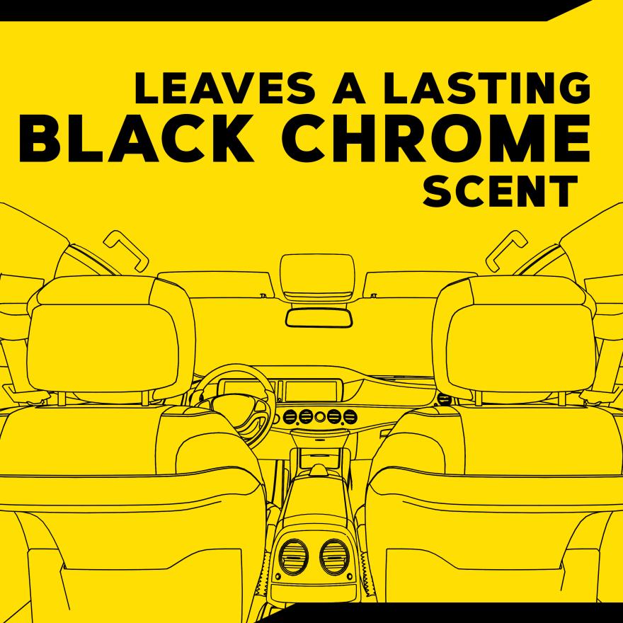 Meguiar’s Air Re-Fresher ספריי מבשם ומנטרל ריחות לרכב - כרום שחור