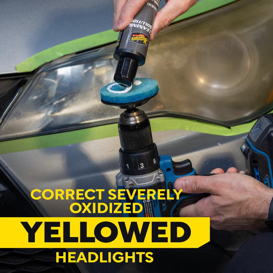 ערכה לחידוש פנסים Meguiar’s Heavy Duty Headlight Kit