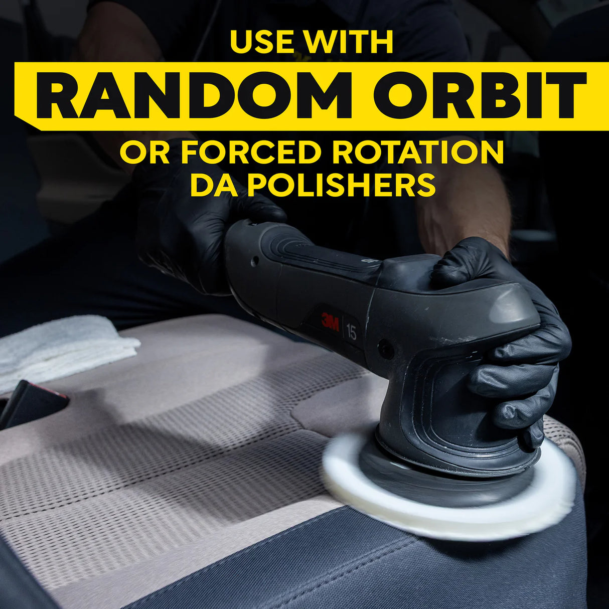 פדי פוליש מיקרופייבר 6 אינץ׳ Meguiar's M6MFP2 - מארז 2 יחידות