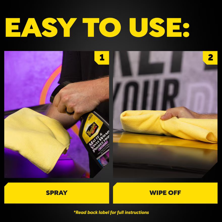 Meguiar's ספריי דיטיילר לניקוי והגנה על ויניל PPF ומשטחי מט
