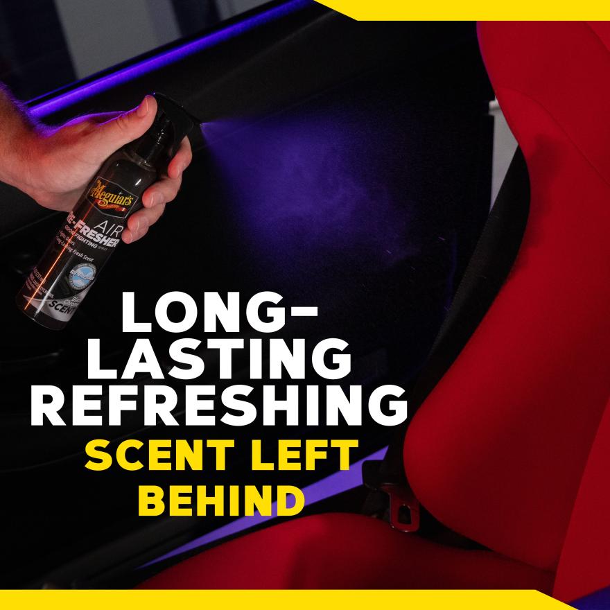 Meguiar’s Air Re-Fresher ספריי מבשם ומנטרל ריחות לרכב - כרום שחור