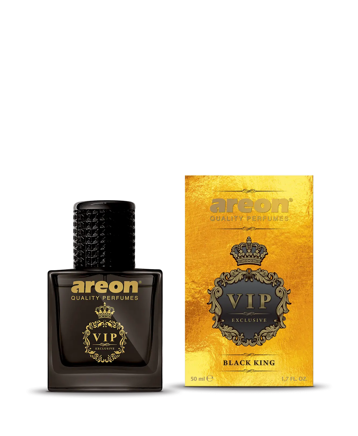 Areon Black King VIPP02 – בושם לרכב 50 מ״ל