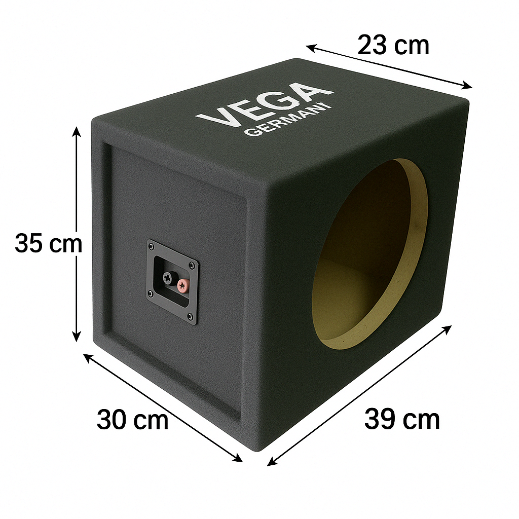 תיבה לסאב וופר 10 אינץ׳ VEGA GERMANY