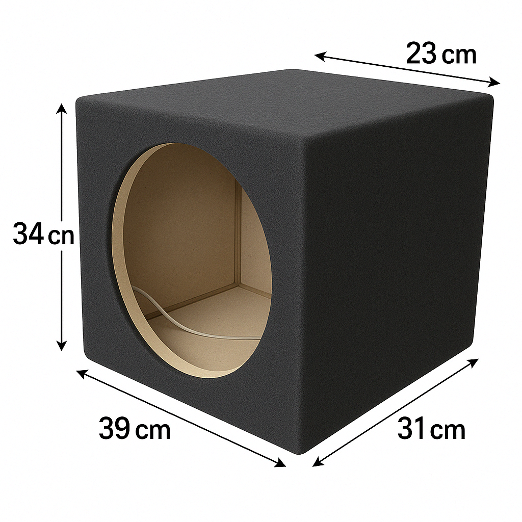 תיבה אטומה אקוסטית 12 אינץ׳